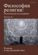  :  /Philosophy of Religion: Analytic Researches